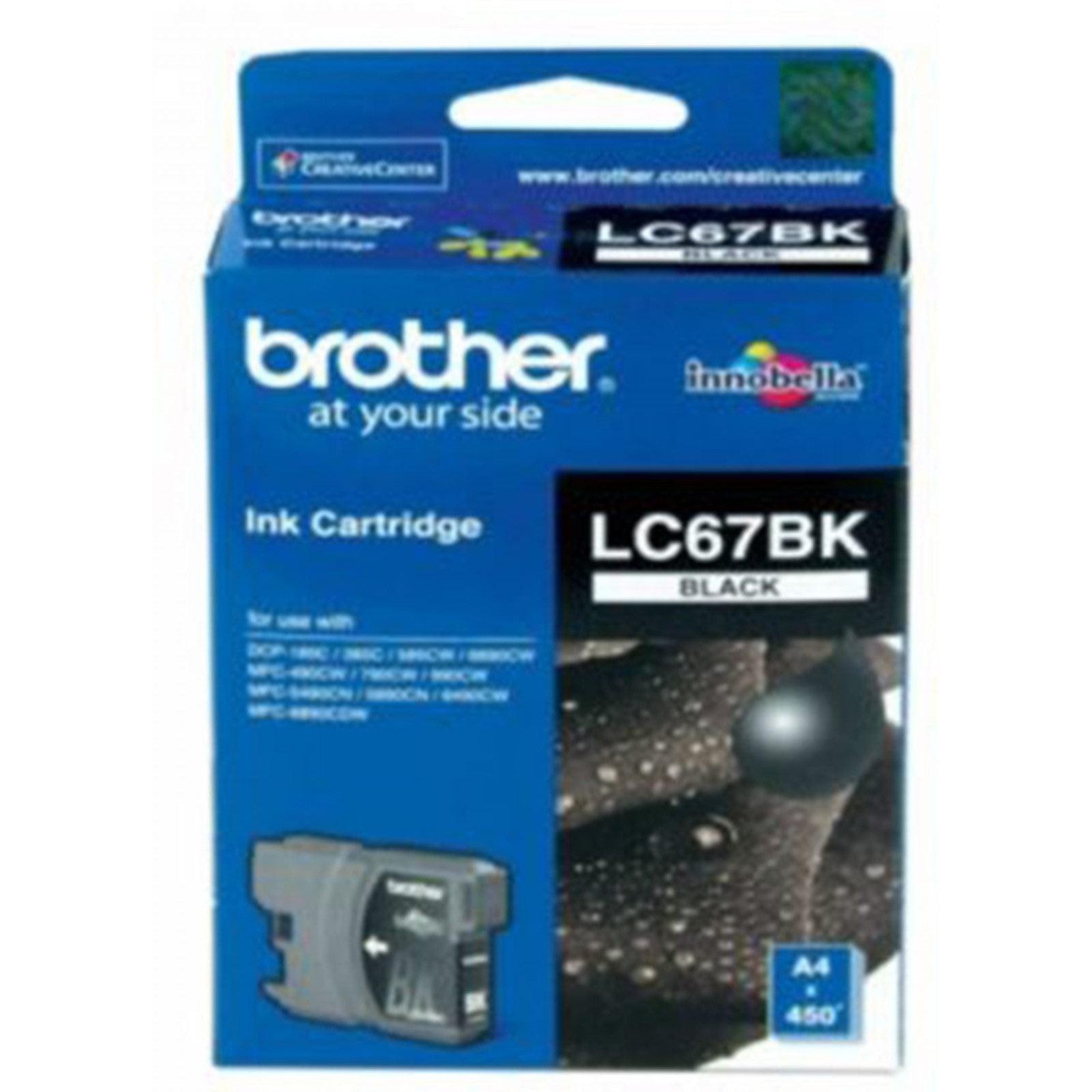 Brother Lc 67 Black Ink Cartridge-Inks And Toners-Brother-Star Light Kuwait