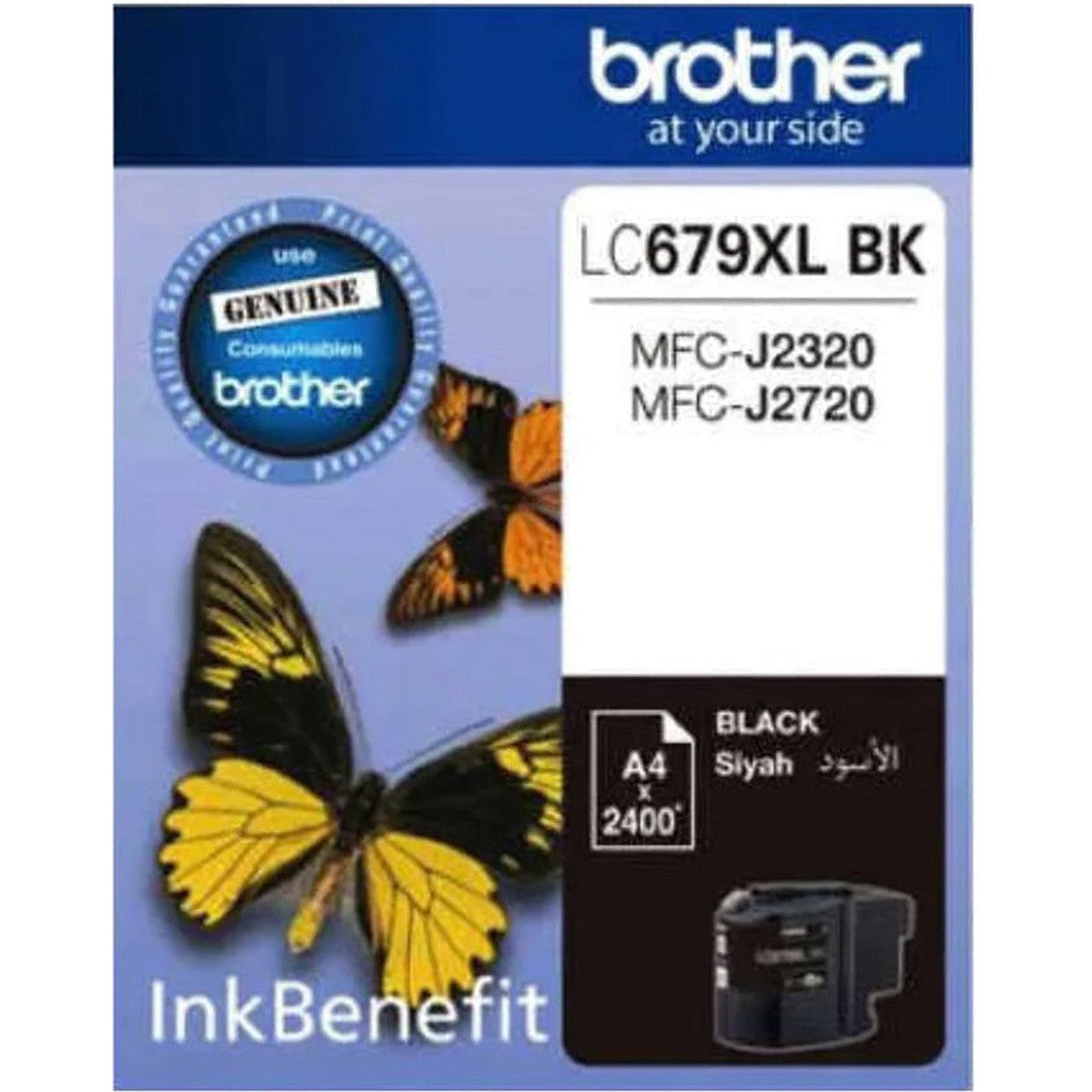 Brother Lc 679 Xl Black Ink Cartridge-Inks And Toners-Brother-Star Light Kuwait