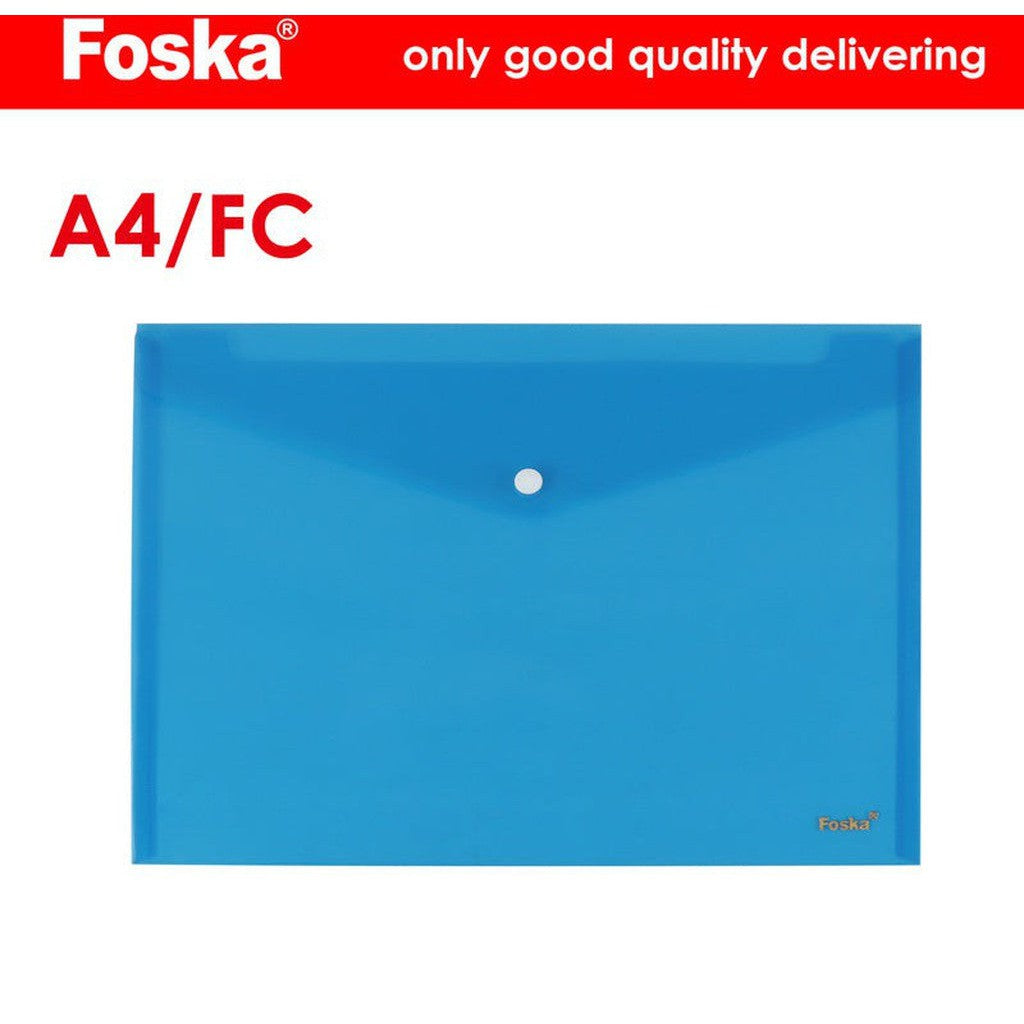 Buckled File Pocket Foska 208B-20Fc-Filiing Accessories-Foska-Star Light Kuwait