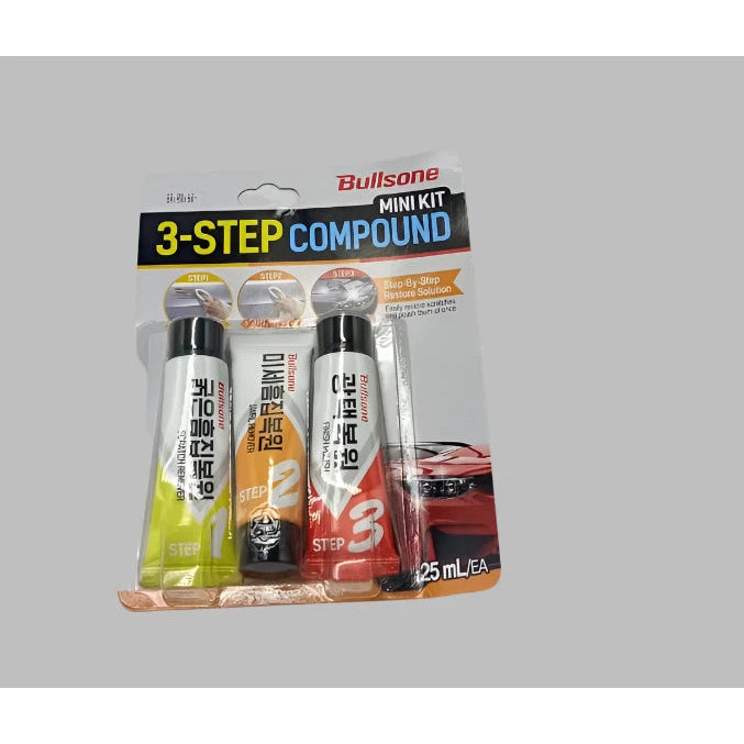 Bullsone Scratch Remover 3 Step – Star Light Kuwait