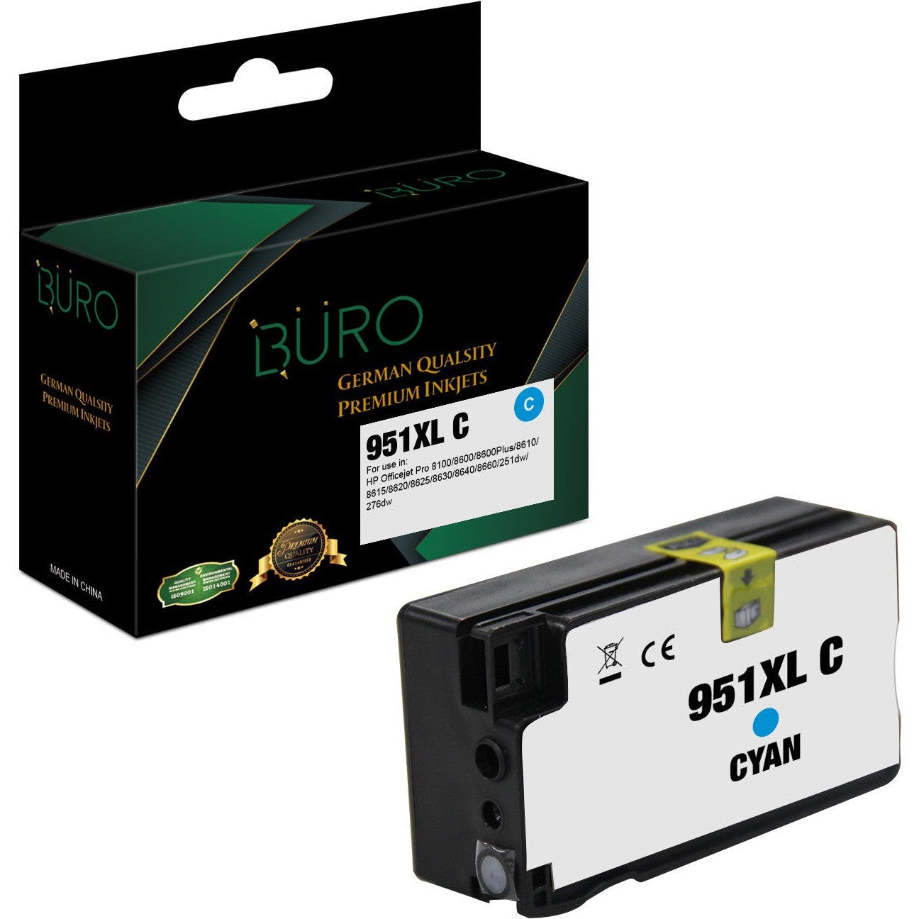 Buro 951 Xl Cyan Ink-Compatible Inks-Buro-Star Light Kuwait