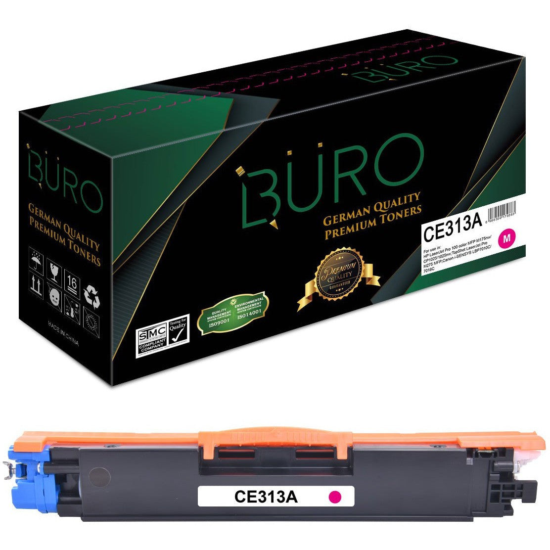 Buro Compatible Hp 126A Ce313A Magenta 126A-Compatible Inks-Buro-Star Light Kuwait