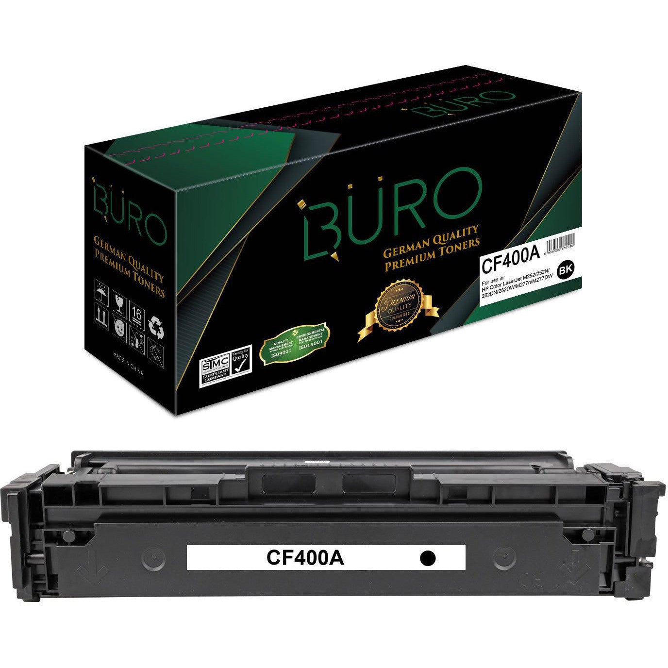 Buro Compatible Hp 201A Cf400A Black-Compatible Inks-Buro-Star Light Kuwait