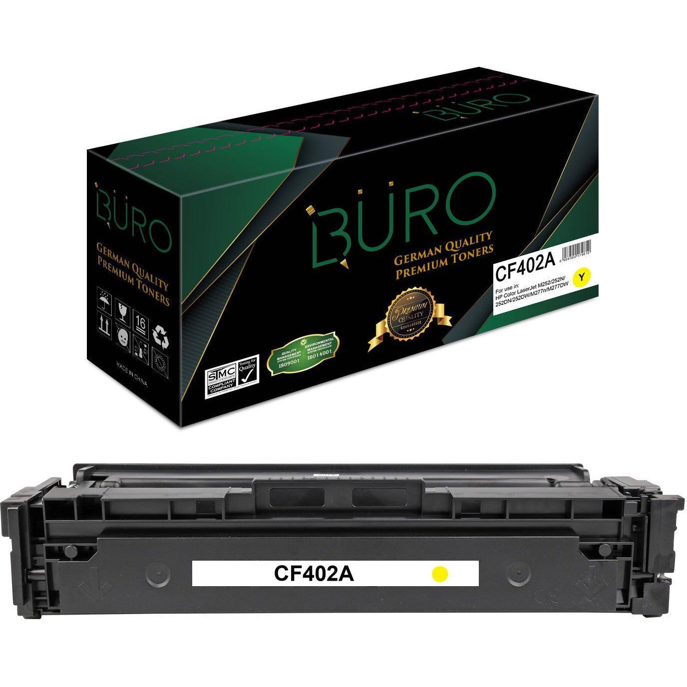 Buro Compatible Hp 201A Cf402A Yellow-Compatible Inks-Buro-Star Light Kuwait