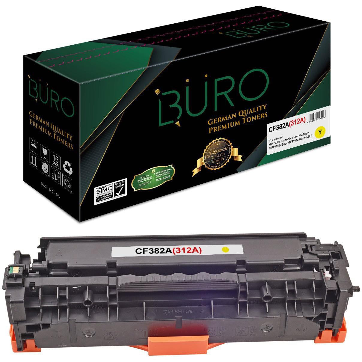 Buro Compatible Hp 312A Cf382A Yellow-Compatible Inks-Buro-Star Light Kuwait