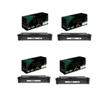 Buro Compatible for HP 201A Black-Cyan-Magenta-Yellow Combo Pack of 4