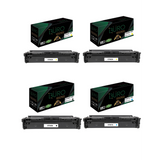 Buro Compatible for HP 203A Black-Cyan-Magenta-Yellow Combo Pack of 4
