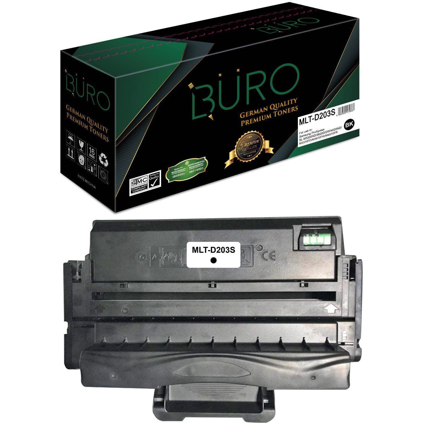 Buro Mlt D203S Compatible Toner For Samsung Mlt D203S-Compatible Inks-Buro-Star Light Kuwait