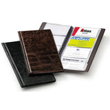 Business Card Album VISIFIX 96 Leather Look - Brown
