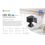 Ezviz CB2-BK Wi-Fi Smart Home Battery Camera - Black