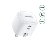 UGREEN 40W Dual Type-C Fast Charging Adapter – CD243