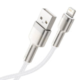 كابل Baseus USB لـ Lightning Cafule، 2.4 أمبير، 2 متر (أبيض)
