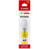 Canon Gi 40 Y Yellow High Yield Ink Bottle (3402C001)-Inks And Toners-Canon-Star Light Kuwait