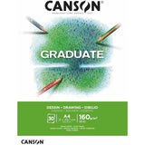 Canson Pad Cangrad Drawing White 30S A4 160G