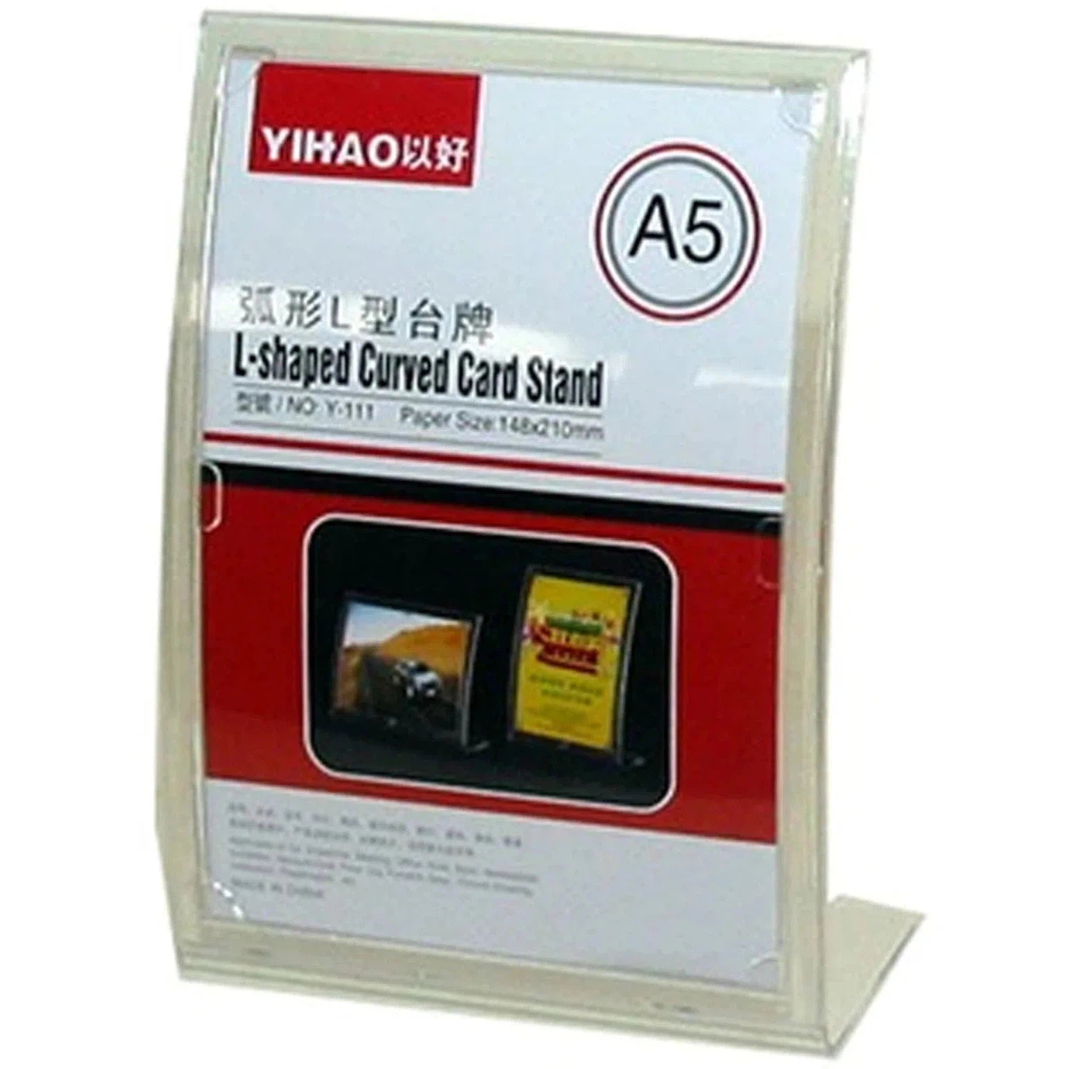 Card Stand A5 (White)-Cards And Id-Other-Star Light Kuwait