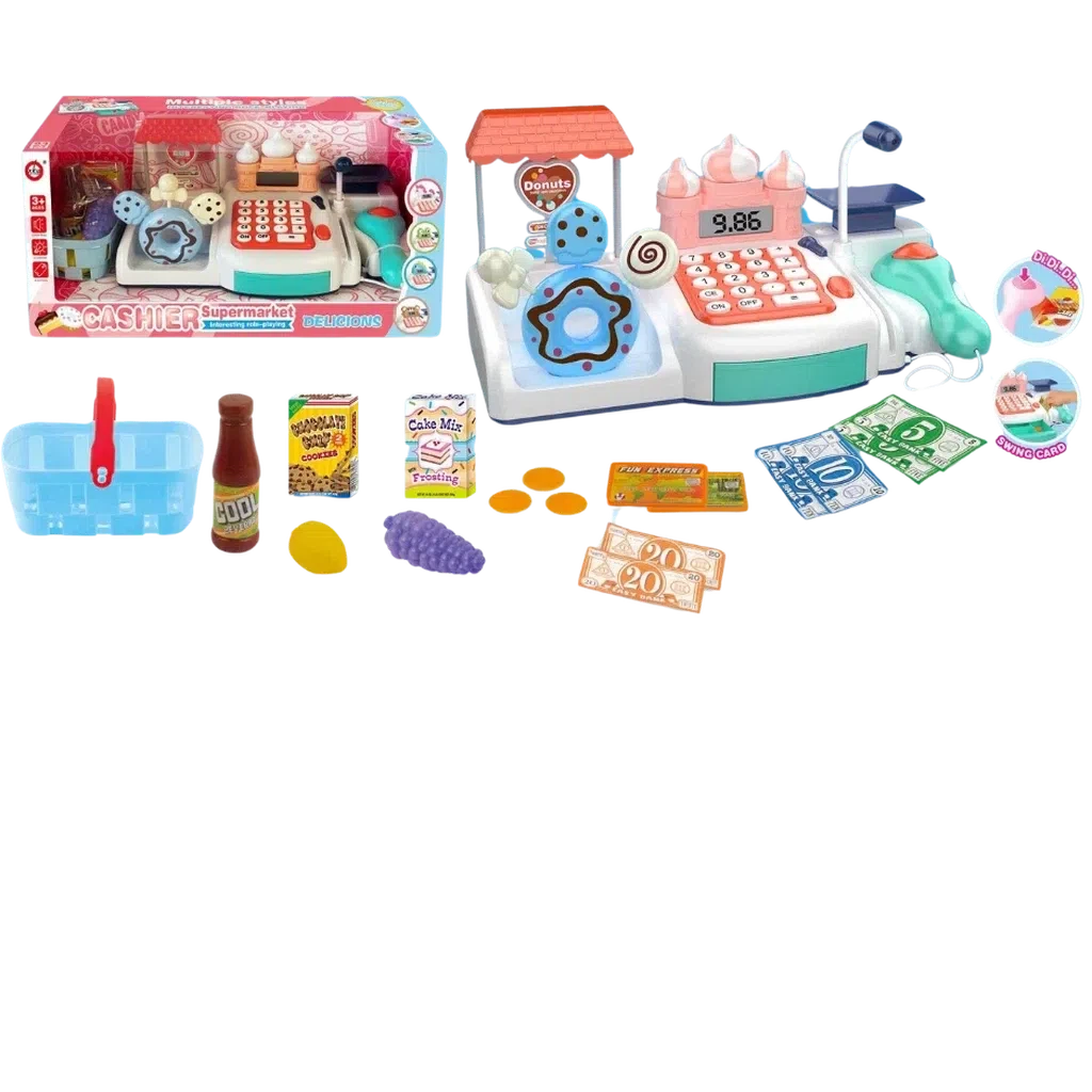 Casheir Super Market Role Play Set-965-3-Common Toys-Other-Star Light Kuwait