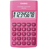 Casio 8 Digit Pink Calculator Hl-815L-Calculators-Casio-Star Light Kuwait