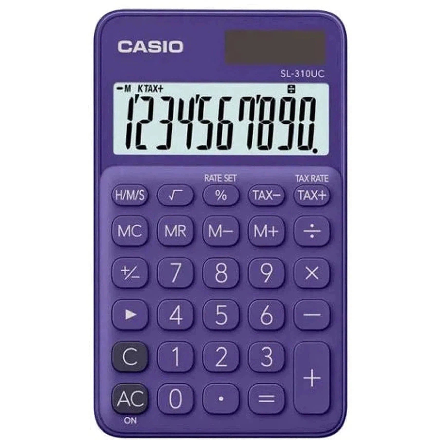 Casio Colored Hand Calculator Sl-310Uc Purple-Calculators-Casio-Star Light Kuwait