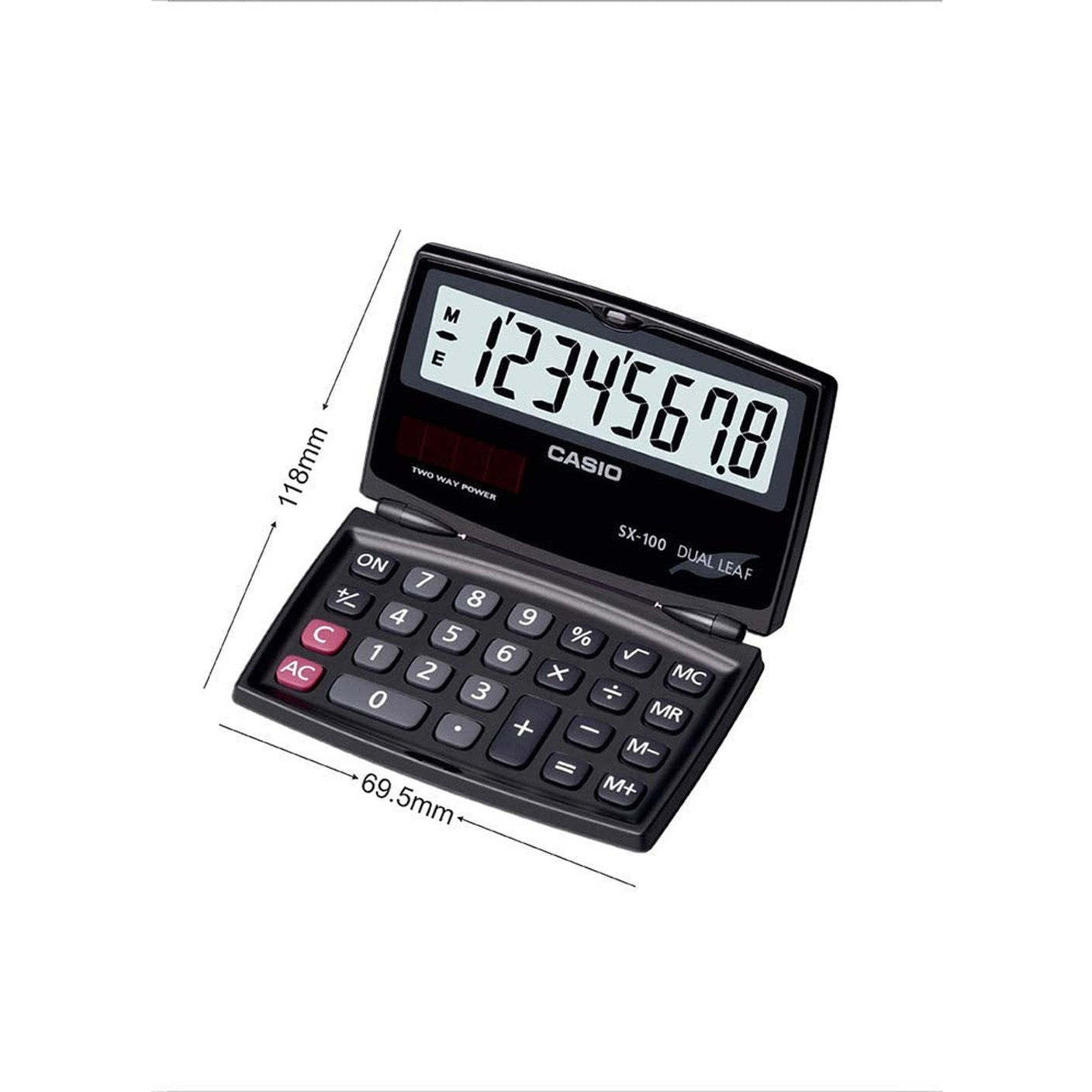Casio Dual Leaf Electronic Calculator Sx-220-Calculators-Casio-Star Light Kuwait