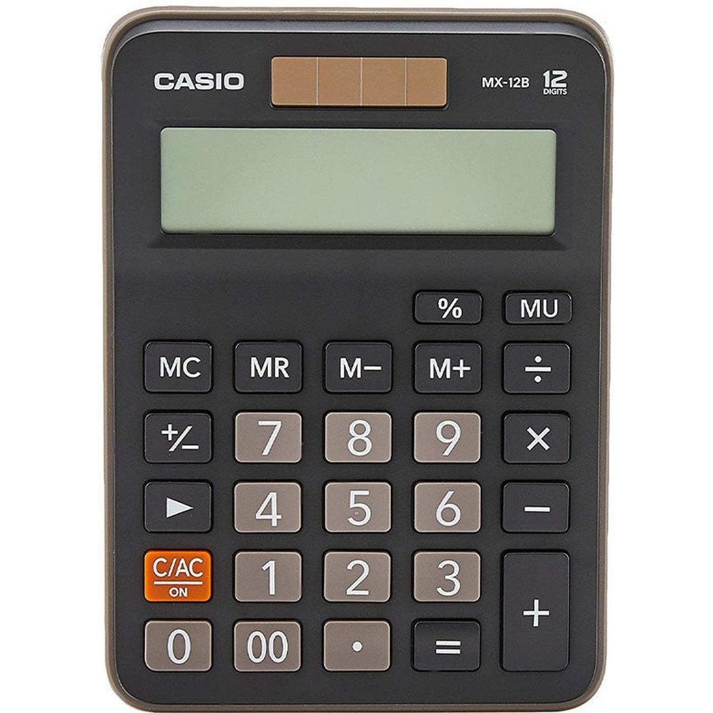 Computer Type Calculator Casio Mx 12B Value Series Desk Top Compact Desk Type Calculator | Star ...
