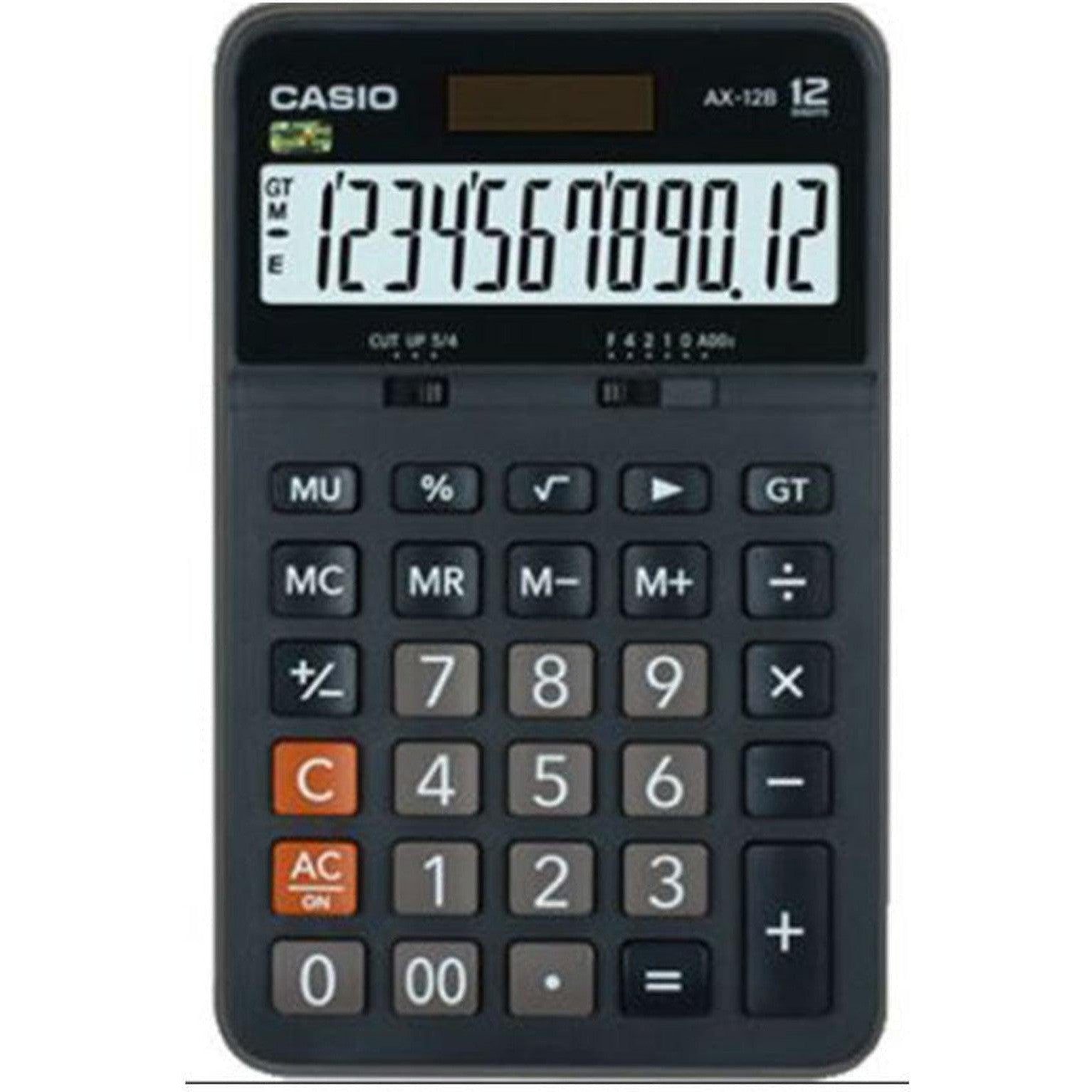 Casio Office 12 Digits Calculator, Ax-12B | Star Light Kuwait