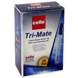 Cello Tri-Mate Pen 1.0Mm 50Pcs/Box-Pens-Cello-Black-Star Light Kuwait