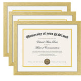 Certificate Frame Wooden - Golden Color