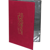 Certificate Holder Velvet Frame - Burgundy Color