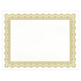 Certificate Paper - Beige/Silver