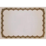 Certificate Paper - Beige/Silver