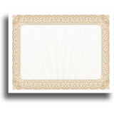 Certificate Paper Parchment Material - Beige/Green
