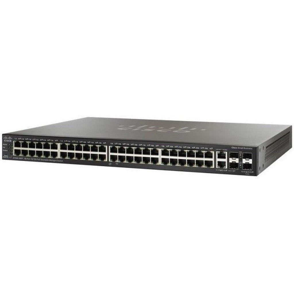 Cisco 48-Port 10/100 Poe+ Managed Switch With Giga Uplinks Sf350-48P-Cisco Switches-Cisco-Star Light Kuwait