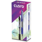 Claro Arrow Ball Pen 0.7 Mm (12/Box)-Pens-Other-Blue-Star Light Kuwait