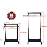 Cloth Rack With Top Shelves