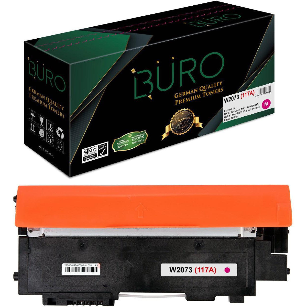 Compatible Hp 117A W2073 Magenta Toner Buro-Compatible Inks-Compatibles-Star Light Kuwait