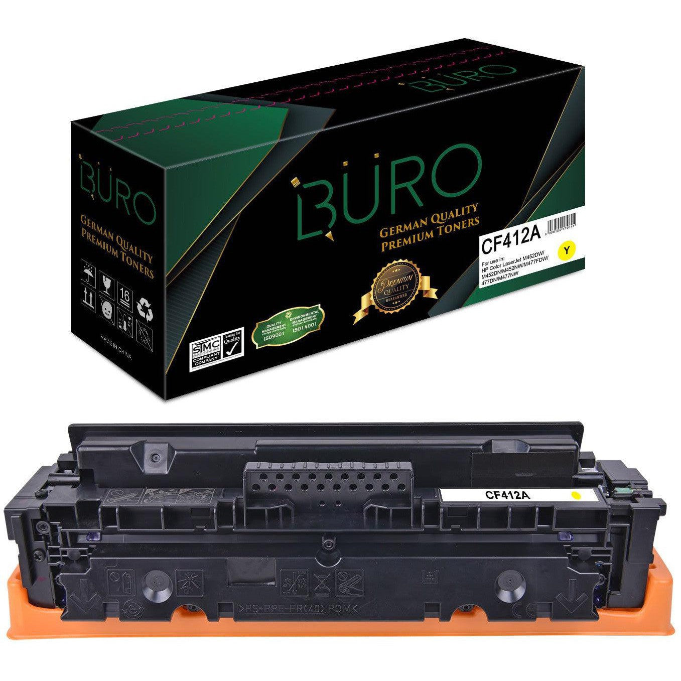 Compatible Hp 410A Cf412A Yellow Buro-Compatible Inks-Compatibles-Star Light Kuwait