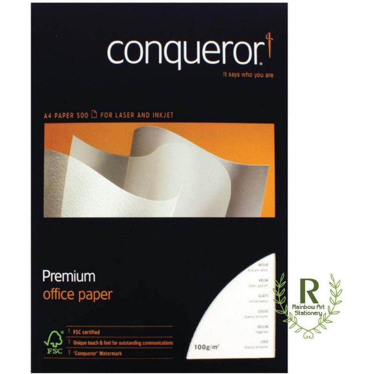 Conqueror Paper 100 Gsm-Stationery Paper-Other-Star Light Kuwait