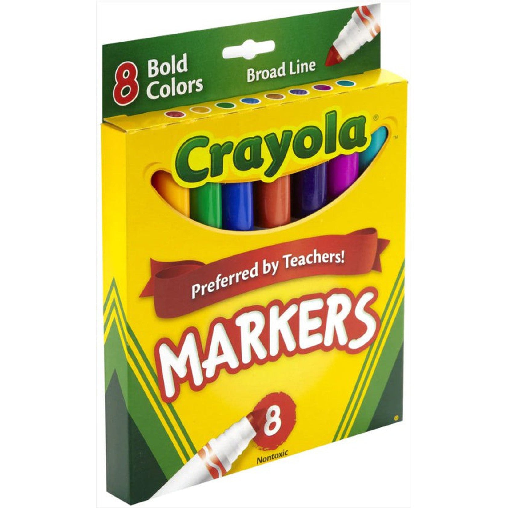 Crayola 8 Bold Colored Markers-Drawing And Coloring-Crayola-Star Light Kuwait