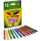 Crayola Colored Pencils 12 Colors-Pencils-Crayola-Star Light Kuwait