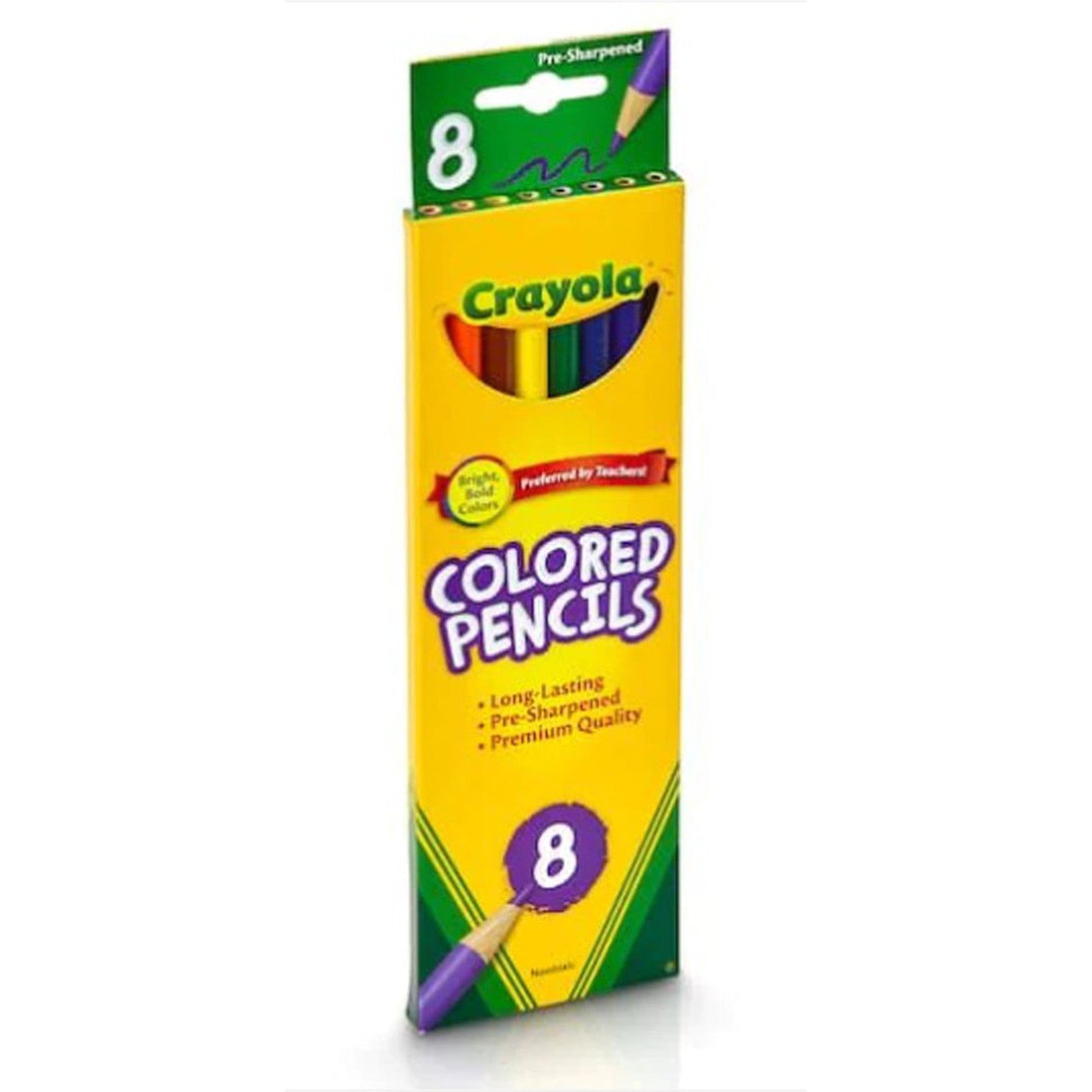 Crayola Colored Pencils 8 Colors-Pencils-Crayola-Star Light Kuwait