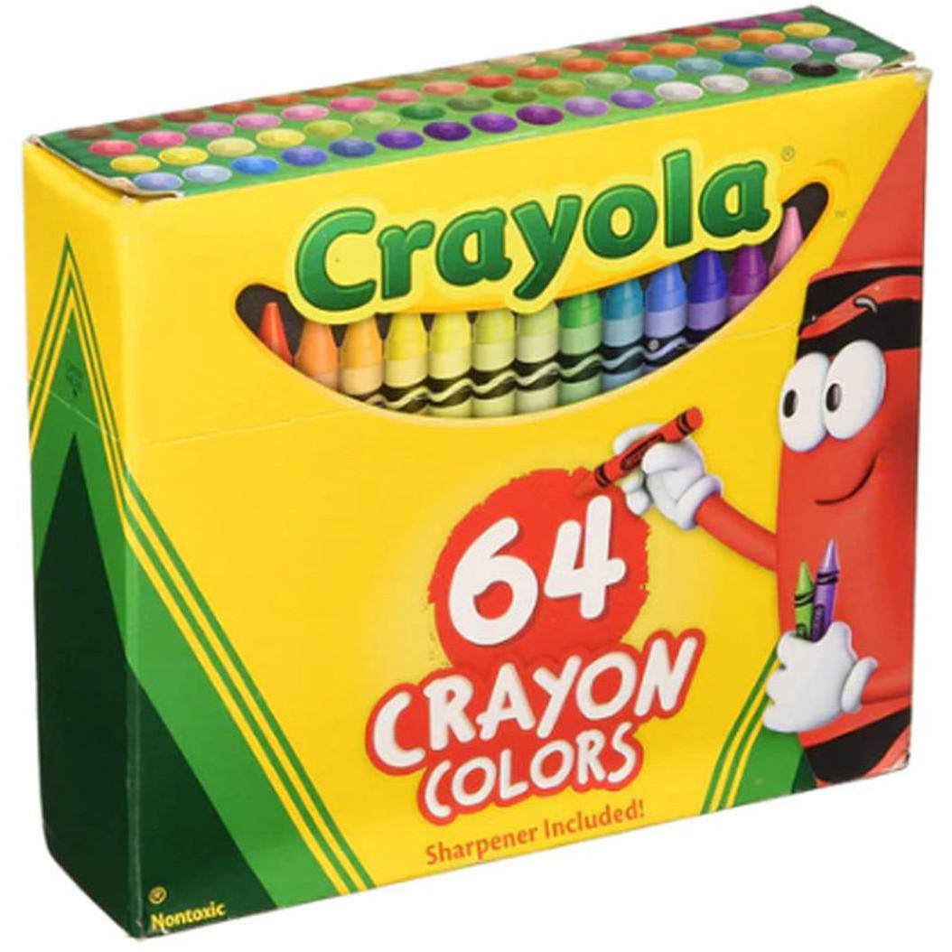 Crayola Crayons 64 Colors-Drawing And Coloring-Crayola-Star Light Kuwait