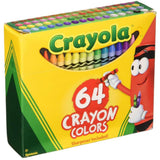 Crayola Crayons 64 Colors-Drawing And Coloring-Crayola-Star Light Kuwait