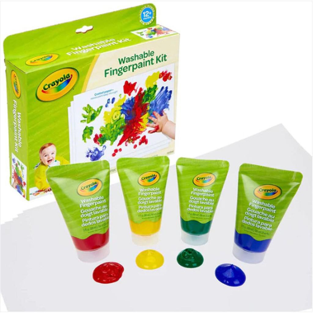 Crayola My First Finger Paint For Toddlers-Drawing And Coloring-Crayola-Star Light Kuwait