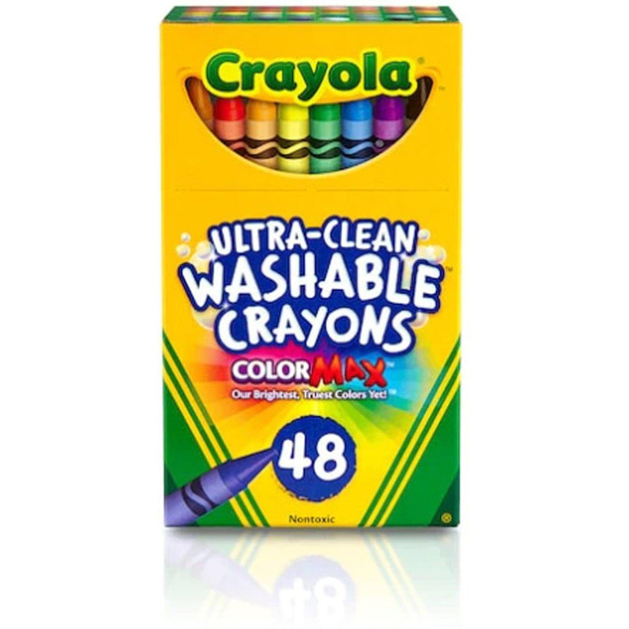 Crayola Ultra Clean Washable Crayons 48 Color-Drawing And Coloring-Crayola-Star Light Kuwait