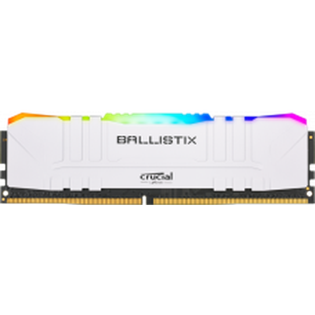 Crucial Ballistix Rgb 8Gb Ddr4-3200 Desktop Gaming Memory (White) Bl8G32C16U4Wl-Ram-Crucial-Star Light Kuwait