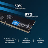 ذاكرة الوصول العشوائي Crucial RAM سعة 32 جيجابايت DDR5 بسرعة 4800 ميجاهرتز لأجهزة الكمبيوتر المكتبية CT32G48C40U5