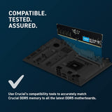 ذاكرة الوصول العشوائي Crucial RAM سعة 32 جيجابايت DDR5 بسرعة 4800 ميجاهرتز لأجهزة الكمبيوتر المكتبية CT32G48C40U5