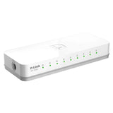 محول D-Link غير مُدار ذو 8 منافذ بسرعة 10/100 ميجابت في الثانية طراز DES-1008C