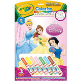 DISNY COLOUR BY NUMBERS - PRINCESS