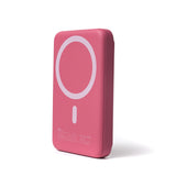SIA MagOn SIPBMG8LD-PK Magnetic power bank PD 20W-Wireless Charging 15W With LED Light 8000Mah - Pink